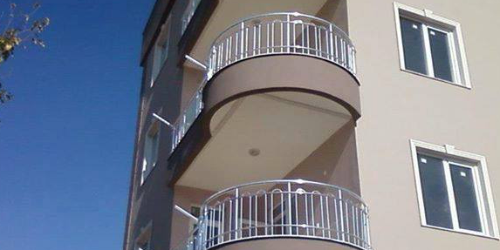 oval balkon ’’ U ’’ dikey model