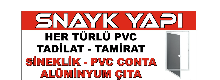 Ankara PVC Conta Sİneklik Sistemleri SNAYK YAPI