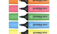 Baskale 344 Highlighter Fosforlu Işaretleme Kalemi 5 Renk Set F.k