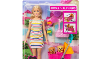 Sariyer Barbie ve Köpekleri Geziyor Oyun Seti