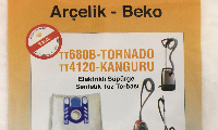 Sisli  Meysan ARÇELİK-BEKO TT680B 5’Lİ SÜPÜRGE TOZ TORBASI