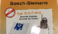 Sisli Bosch Meysan - Siemens D-e-f-h-g 5’li Elektrikli Süpürge Toz Torbası