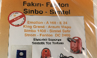 MEYSAN Fakır-fanton Sinbo-simtel 5’li Süpürge Toz Torbası