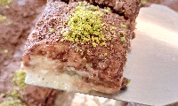 Soğuk baklava antep fıstikli