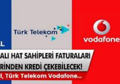 TEKİRDAĞ Vodafone Faturalı Hatlara Kredi Desteği