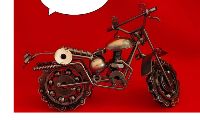 Dogubeyazit 20 cm metal motorsiklet 