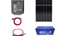 AFYONKARAHİSAR Ev İçin Özel Orta Enerji Solar Paketi 12 volt 1200 Watt İnverter
